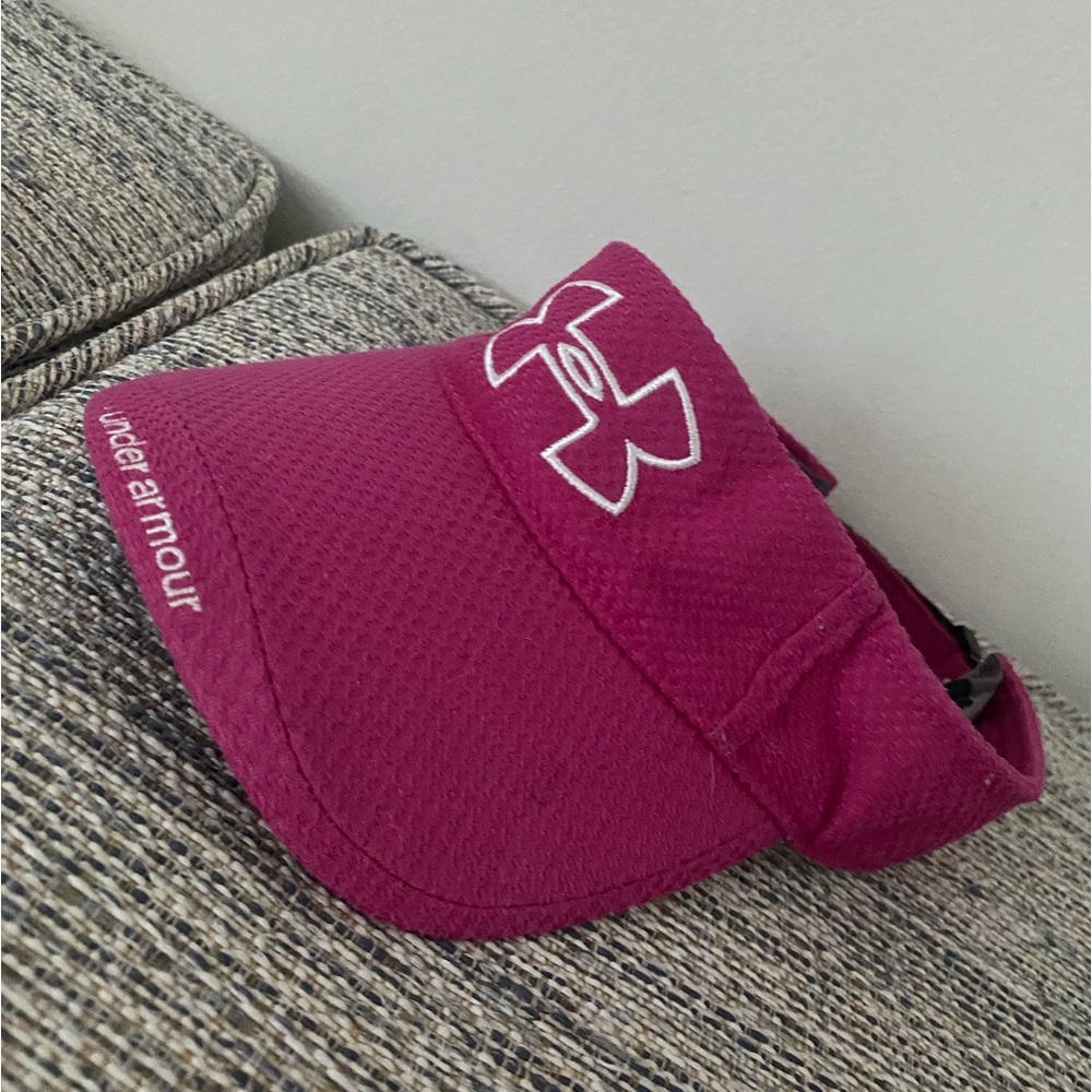 Under Armour hot pink visor